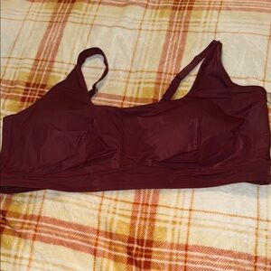 YITTY Deep Maroon Bikini Top